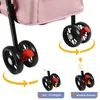 Hundebuggy Hundewagen mit Meshfenster, Klappbar mit 2 Produktbild-Vorschau 5