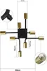 ZMH Deckenlampe 8 Flammig Deckenleuchte Vintage, Produktbild-Vorschau 5