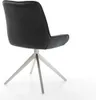 DELIFE Esszimmerstuhl Taimi-Flex Echt-Leder Schwarz Produktbild-Vorschau 5