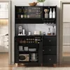 Flieks Küche Hochschrank mit Ladefunktion, Küchenbuffet Produktbild-Vorschau 3