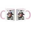 There's a 99% chance I don't care Genervte Kuh Tasse Rosa - Produktbild-Vorschau 3