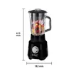 A Russell Hobbs blender filled with fruit and ice, with dimensions indicated. Anteprima dell’immagine prodotto