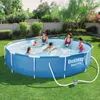 Stahlrahmenpool und Filterpumpe - 366 x 76 cm - Runder Produktbild-Vorschau 1