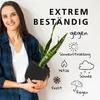 Blumentopf Groß Grau, Übertopf 4L, Pflanzentopf Geriffelt Produktbild-Vorschau 2