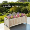 Carré potager BLOMSTER - marron Voir les images du produit 9