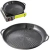 Grillrost Und Grillpfanne Für Einen Gas-Campingkocher Und Produktbild-Vorschau 6