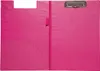 MAUL Schreibmappe A4 Hochformat Karton Folie pink Produktbild-Vorschau 2