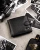 Herren Carbon Set mit Geldbörse und Schlüsselanhänger - Produktbild-Vorschau 2