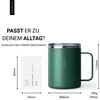 Thermobecher Edelstahl 350ml Henkel Kaffee Becher Produktbild-Vorschau 6