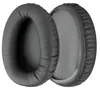 Two black ear pads for headphones are shown against a white background. Produktbild-Vorschau