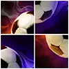 Bilder auf glas - Abstrakt ball flamme fußball - 40x40cm - Produktbild-Vorschau 8