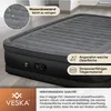 Close-up of an inflatable mattress with feature callouts. Podgląd zdjęcia produktu