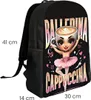 Dívčí batoh černý Italian Brainrot - Ballerina Cappuccina Náhled obrázku produktu 3