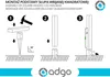 ADGO Zásuvná Podložka, 1 kus Nosič Sloupku, Nosič Plotového Náhled obrázku produktu 6