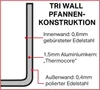 Vogue Tri-Wall Copper Patelnia indukcyjna 20 cm Podgląd zdjęcia produktu 6