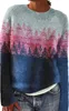 ASKSA Damen Pullover Elegant Rundhals Sweatshirt Casual Produktbild-Vorschau 1