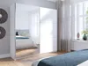 AX LIVING Armoire blanche 200 cm Adelna Armoire avec miroir Voir les images du produit 1
