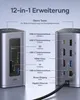 Baseus Nomos Air 12-in-1 Docking Station: 2 monitoren voor Productafbeelding-voorbeeld 2