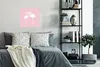 MuchoWow® Poster Flamingo - Vogel - Weiß - Zeichnung 50x50 Produktbild-Vorschau 4
