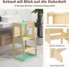 COSTWAY 3 in 1 Lernturm Kinder, klappbarer Tritthocker & Produktbild-Vorschau 8
