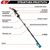 Akumulatorowa Pilarka Łańcuchowa 2w1 Z 1,7-Metrową Podgląd zdjęcia produktu 4