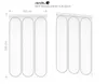 Wandverkleidung Rendo Modell A26 60cm Weiß, Dekorative Produktbild-Vorschau 3
