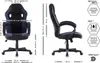 Diagrams and measurements of a gaming chair. Náhled obrázku produktu