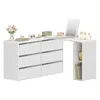 SONGMICS HOME Kommode, Schrank, Schminktisch mit Regal, Produktbild-Vorschau 4