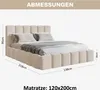 MOTIVENA Nunu Bubble Polsterbett 120x200 mit Bettkasten, Produktbild-Vorschau 7