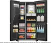 Hisense Hi9 Freistehend Side-by-Side-Kühlschrank, Schwarz, Produktbild-Vorschau 5