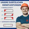 A man in a hard hat stands next to a graphic illustrating different types of cuts and threading. Anteprima dell’immagine prodotto