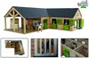 Detská stajňa Globe Horse 1:24 Grey Náhľad obrázku produktu 11