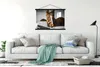 MuchoWow® Textilposter Pferd - Braun - Stall 120x80 cm mit Produktbild-Vorschau 3
