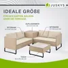 Juskys Polyrattan Lounge Santorini - Sitzecke mit Produktbild-Vorschau 6