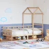 vidaXL Tagesbett mit Dach 80x200 cm Massivholz Kiefer Produktbild-Vorschau 2