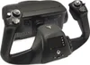 A black flight simulator yoke and throttle quadrant controller for gaming. Produktbild-Vorschau