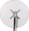 3-tlg Bistrogarnitur Balkonset Rund Ø 60cm Aluminium Stehtisch H70/110cm Voir les images du produit