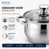 Kochtopfset 6-teilig Edelstahl  Induktion  Töpfe mit Produktbild-Vorschau 4
