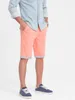 Ombre Clothing Pánské plátěné kraťasy Bugsy lososová XXL Náhled obrázku produktu 7