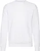 A plain white sweatshirt shown from the front. Anteprima dell’immagine prodotto
