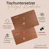 Platzset 6er Set Kunstleder abwaschbar, Wendbares Tischset Produktbild-Vorschau 3