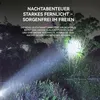 2 Stück LED-Taschenlampe Solarbetriebene/wiederaufladbare Produktbild-Vorschau 3