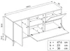 Komodee, Wohnwand Wohnzimmerset RTV Orvieto Collection, Produktbild-Vorschau 13