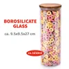 vaso in vetro alpina con coperchio - 1650 ml - Lavabile in Anteprima dell’immagine prodotto 2