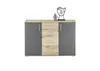 Kommode >BC 1040< in Grau matt - 120x84x35 (BxHxT) Produktbild-Vorschau 2