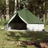 vidaXL Tipi-Familienzelt 12 Personen Grün Wasserdicht Produktbild-Vorschau 3