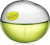 A close-up studio shot of a DKNY Be Delicious perfume bottle. Produktbild-Vorschau