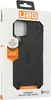 A black phone case is displayed in its retail packaging. Podgląd zdjęcia produktu