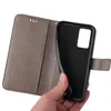 A hand holding a phone case open to show the inside. Produktbild-Vorschau