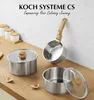 KOCH SYSTEME CS 6-teiliges Stielkasserollen-Set, 1,4 l, 2 Produktbild-Vorschau 2